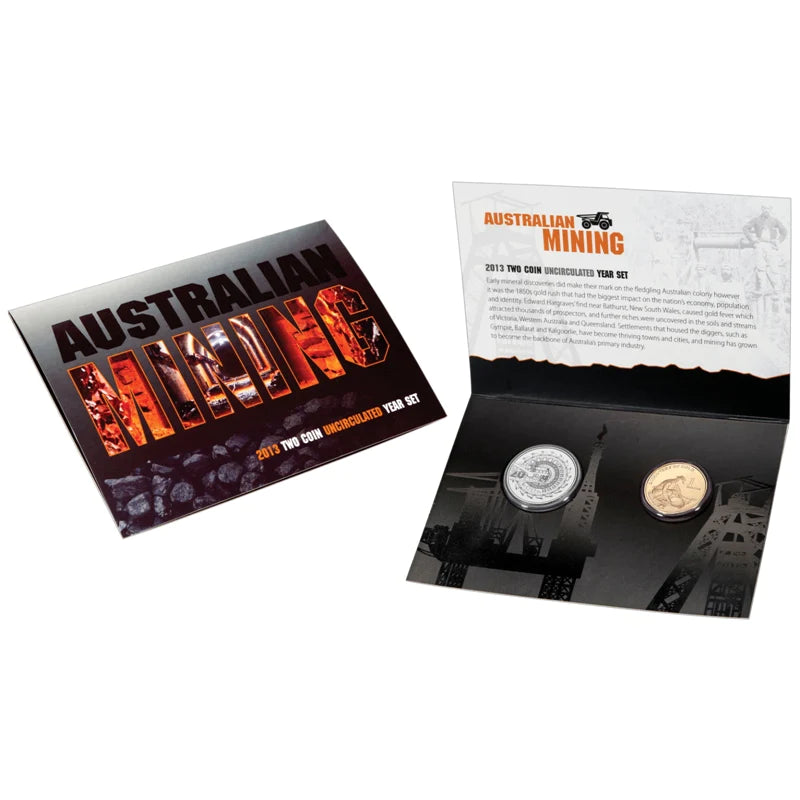 2013 $1 + 20c Mining Carded Coin Set
