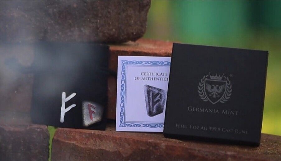 Germanian Mint 1oz .999 Silver Rune Set UV - 6 Coins