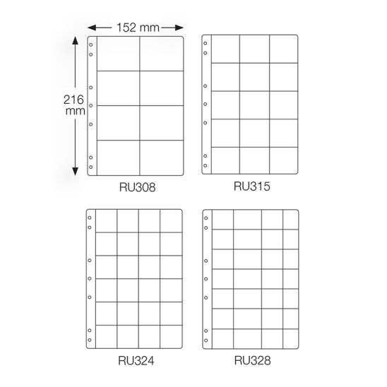 VST Coin Page For Small Albums - 24 Pockets