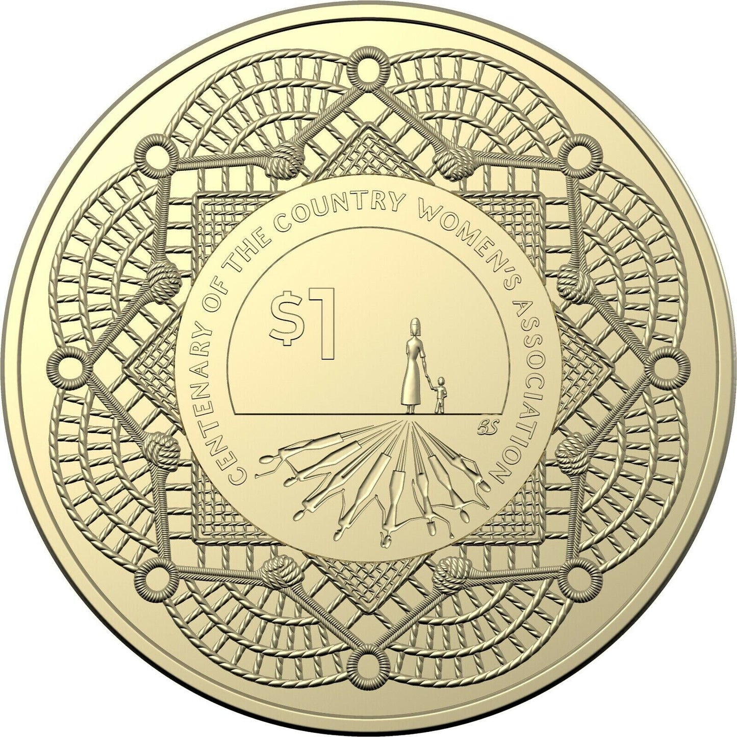 2022 $1 Centenary Of The Country Women's Association Carded Coin