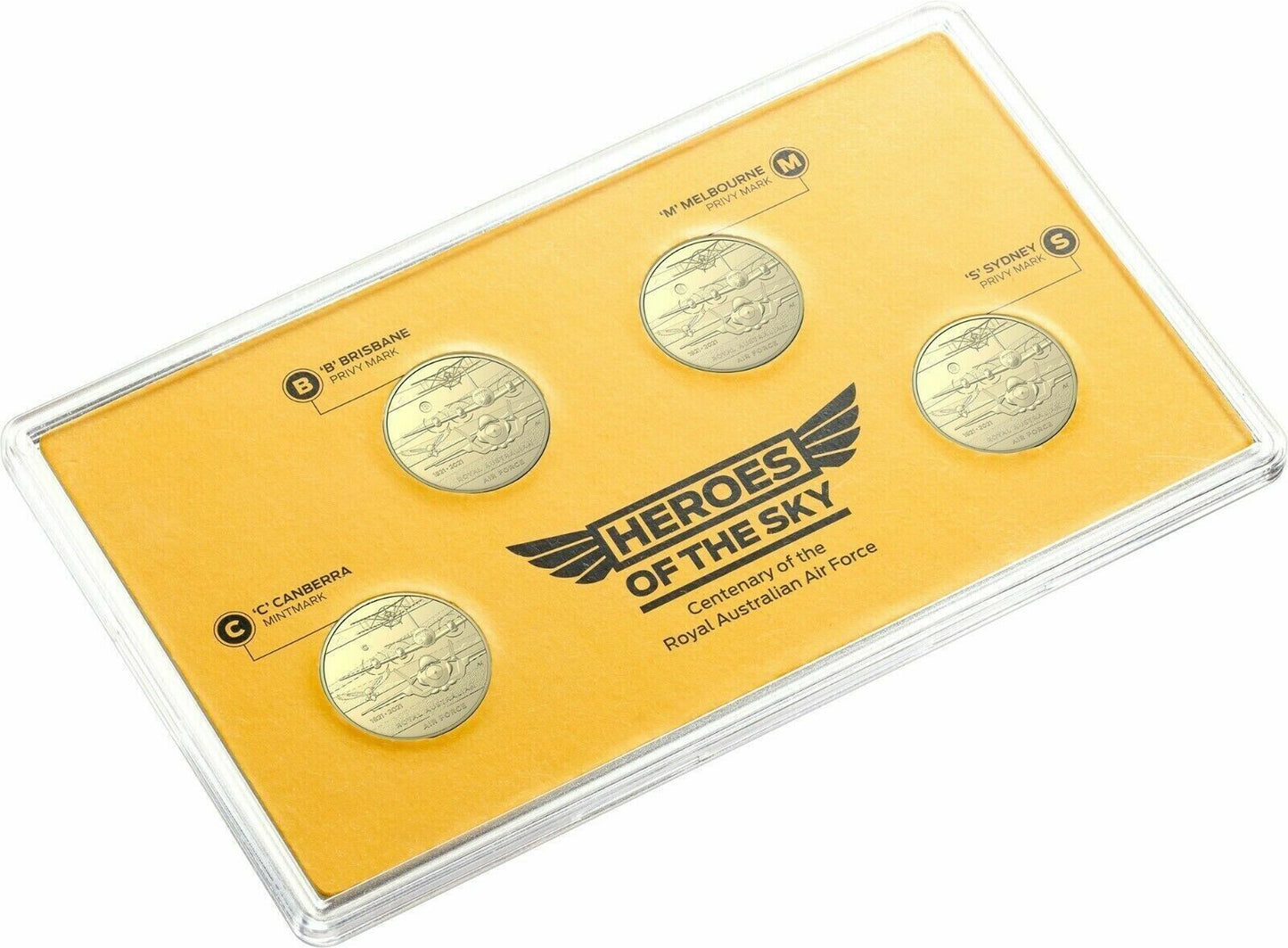 2021 $1 Heroes Of The Sky Mintmark Set