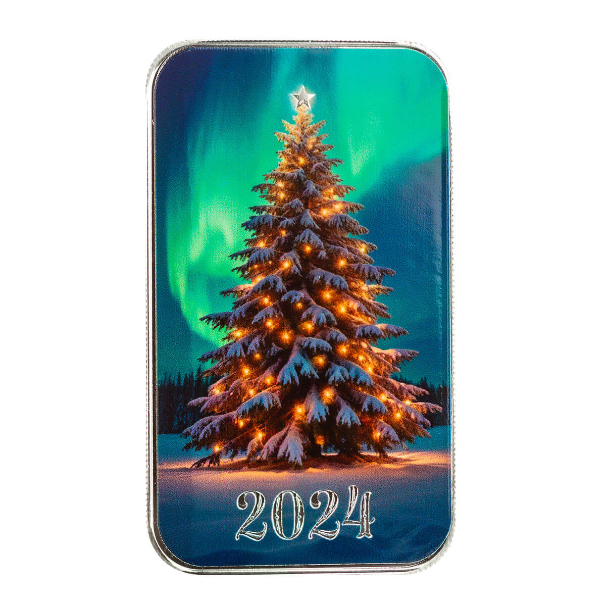Scottsdale Mint 1oz Silver Lighting The Tree Bar