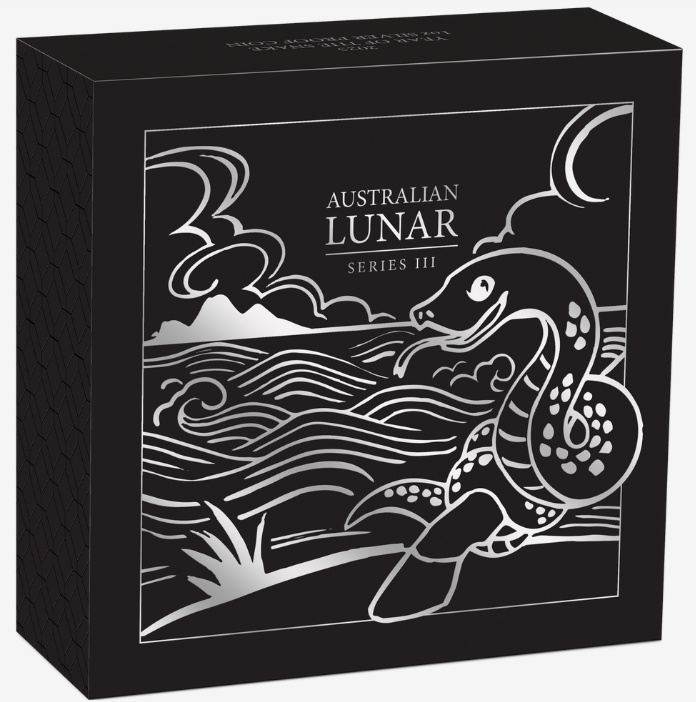 2025 Australian Lunar Series YOT Snake 1oz Silver Proof Coin