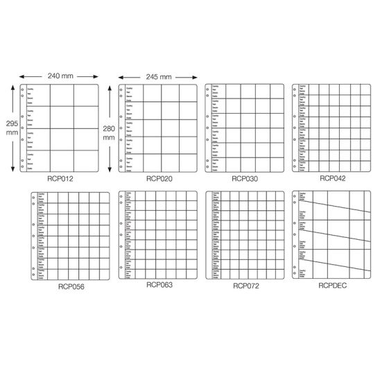 VST Coin Page For Large Albums - 20 Pockets