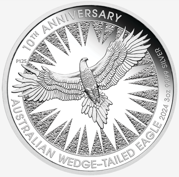 2024 Australian Wedge Tailed Eagle 3oz Silver Proof Coin