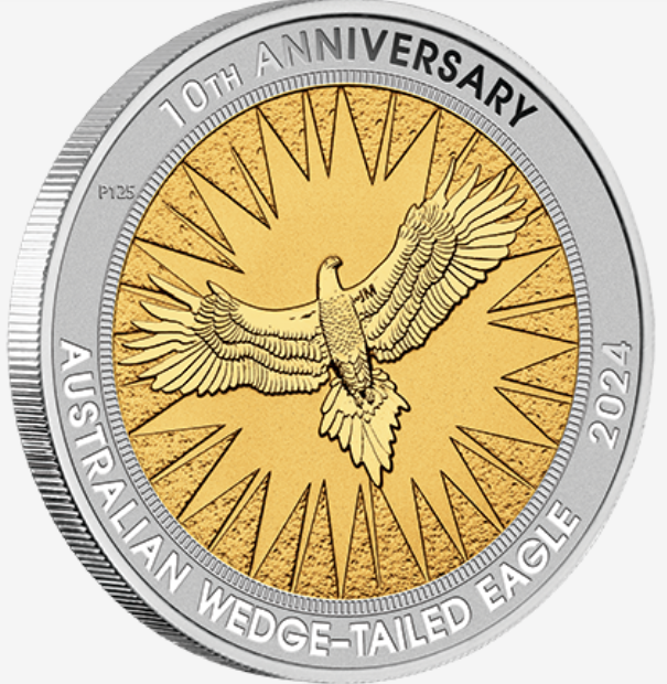 2024 Wedge Tailed Eagle 1.5oz Platinum And Gold Proof Coin