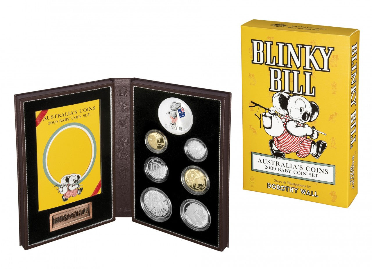 2009 Blinky Bill Baby Coins Proof Set
