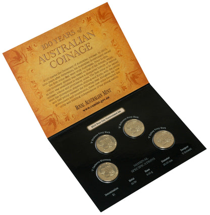 2010 Mint Set - 100 Years Of Coinage Carded Coin Set