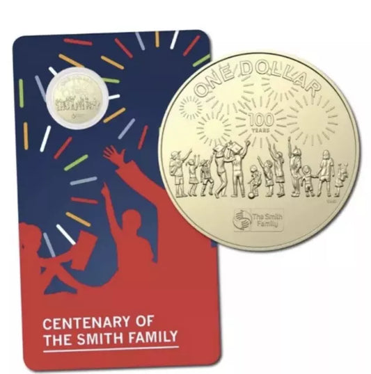 2022 $1 Smith Family Uncirculated Carded Coin