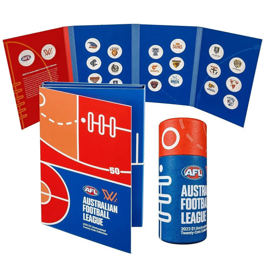 2023 $1 AFL Tube With Folder
