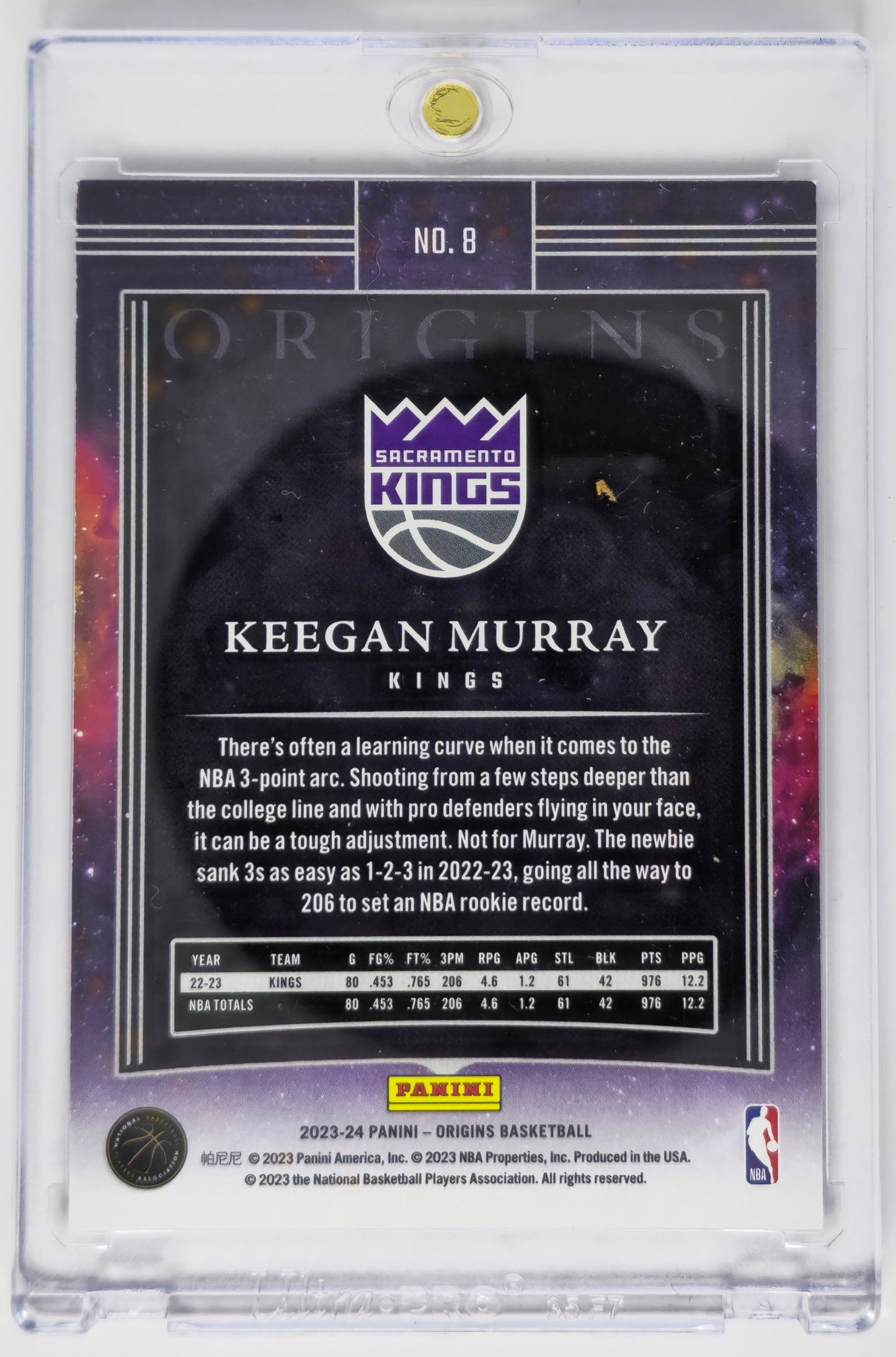 2023-2024 Origins - Keegan Murray 55/115