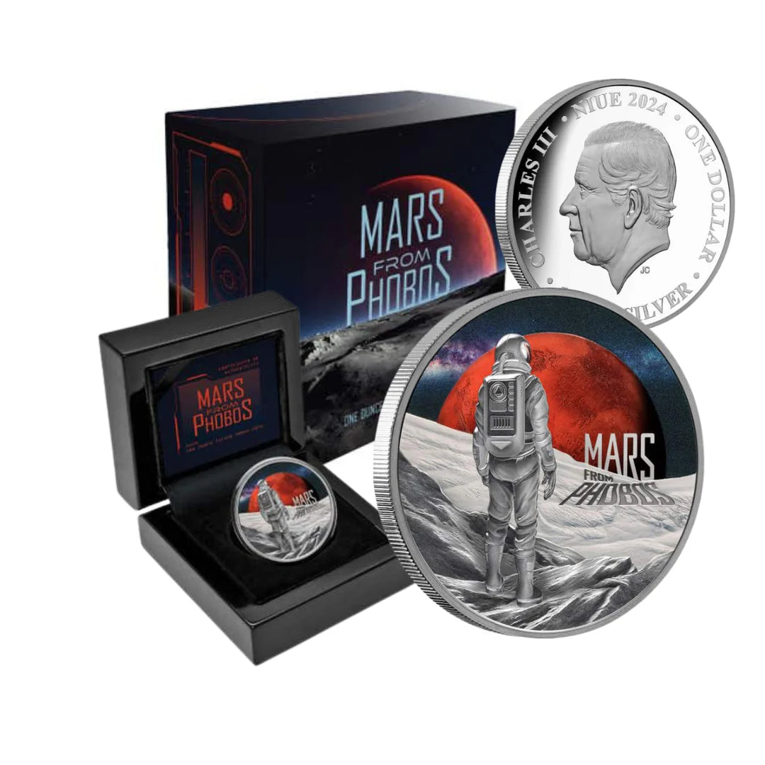 2024 $5 Silver 1oz Mars From Phobos