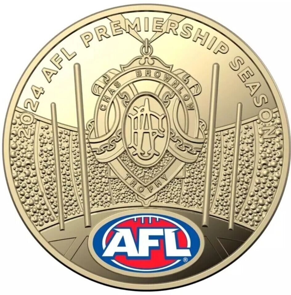 2024 $1 AFL Coloured Coin Set