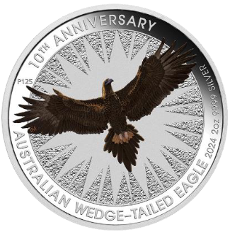 2024 Australian Wedge Tailed Eagle 2oz Silver on Card