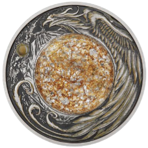 2024 Alicanto 2oz Silver Antiqued Coloured Coin