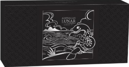 2025 Australian Lunar Series III - Year Of The Snake 1oz Silver Trio