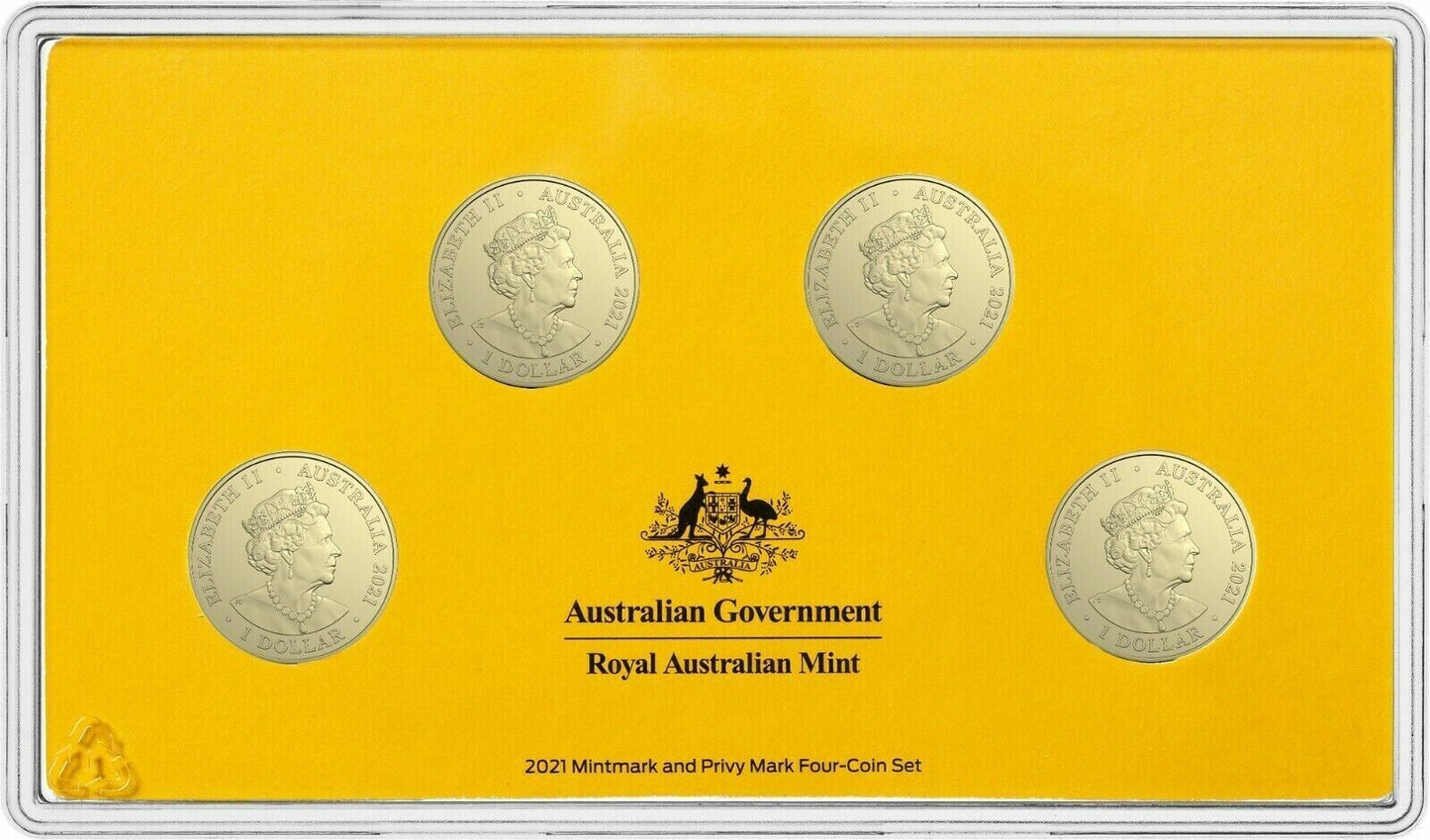 2021 $1 Heroes Of The Sky Mintmark Set