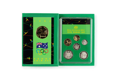 1992 Olympic Proof Coin Set *DAMAGED BOX*