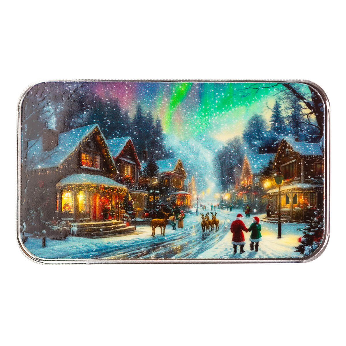 Scottsdale Mint 1oz Silver Winter Wonderland Bar